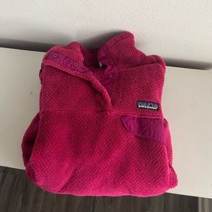 pink patagonia pullover